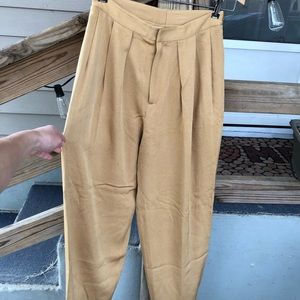 🌼Ellen Tracy Silk High-Waisted Trousers Size 4